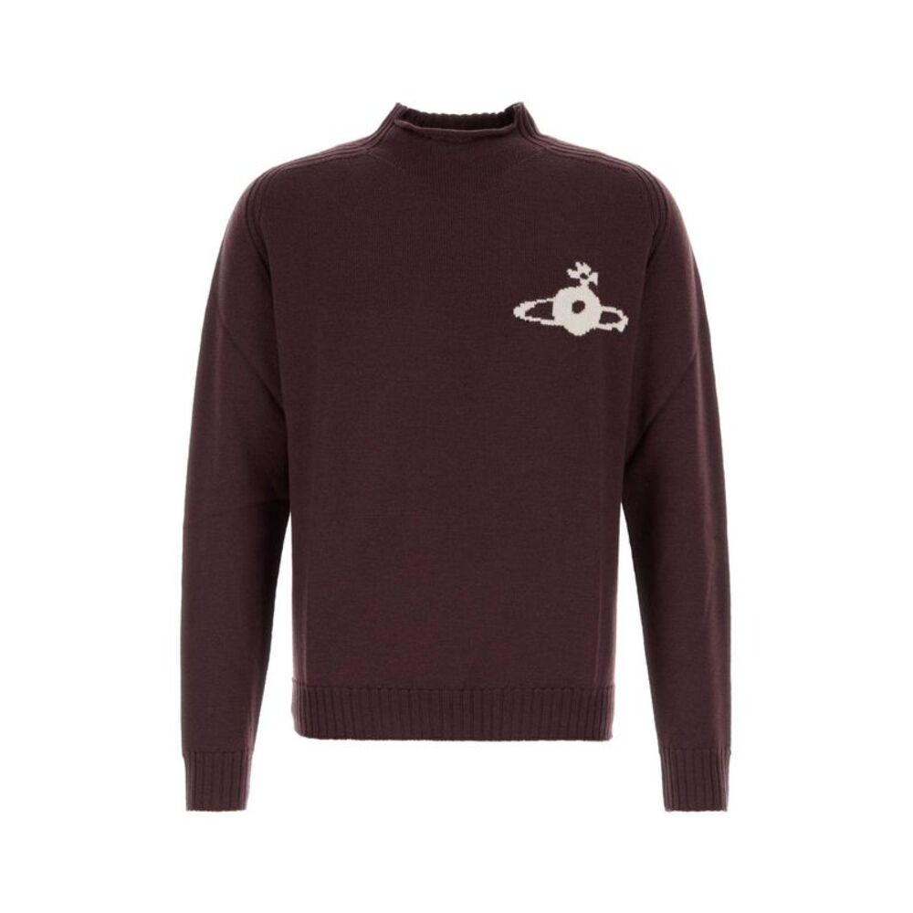 Vivienne Westwood Men Aubergine Wool Fisherman Sweater